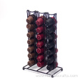 Electroplated gold capsule storage rack